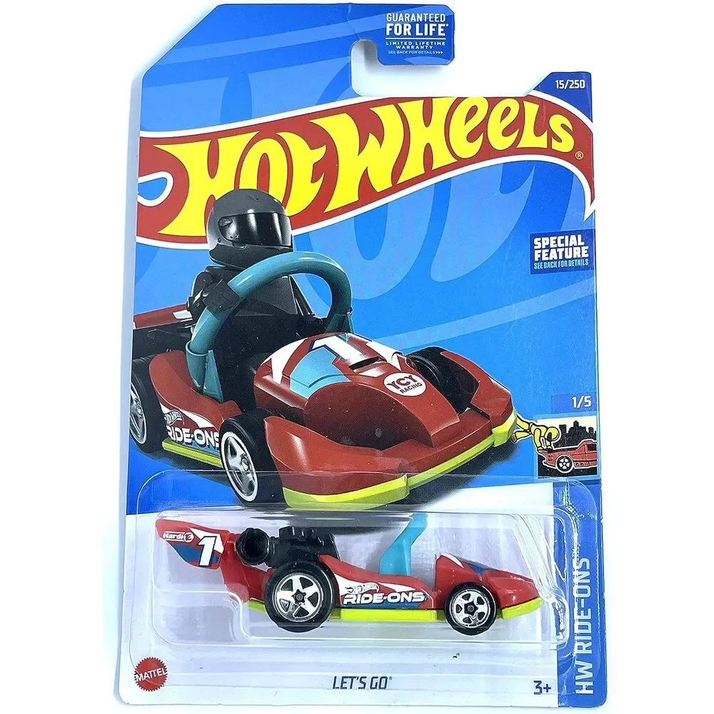 Hot Wheels Let's GO HW Ride-Ons 1/5 15/250 - Assorted